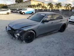 Salvage cars for sale at Opa Locka, FL auction: 2024 BMW M3 Competition