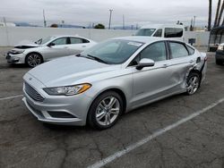 Salvage cars for sale at Van Nuys, CA auction: 2018 Ford Fusion SE Hybrid