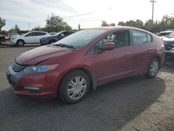 Salvage cars for sale at San Martin, CA auction: 2010 Honda Insight LX