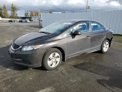 Salvage cars for sale at Portland, OR auction: 2013 Honda Civic LX