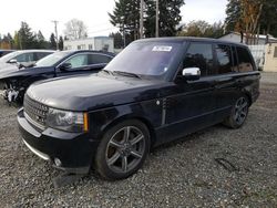 Land Rover salvage cars for sale: 2012 Land Rover Range Rover HSE Luxury