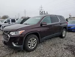 Salvage cars for sale at Columbus, OH auction: 2019 Chevrolet Traverse LT