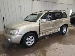 Salvage cars for sale from Copart Franklin, WI: 2003 Toyota Highlander