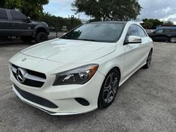 Salvage cars for sale at Opa Locka, FL auction: 2018 Mercedes-Benz CLA 250 4matic