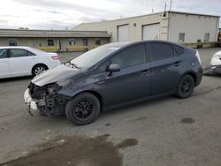 Salvage cars for sale at Martinez, CA auction: 2015 Toyota Prius