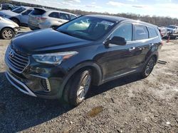 Hyundai Santa fe salvage cars for sale: 2017 Hyundai Santa FE SE