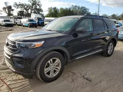 Salvage cars for sale at Riverview, FL auction: 2021 Ford Explorer XLT