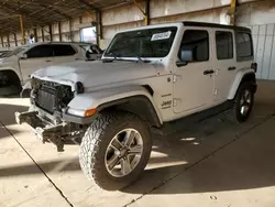 Salvage cars for sale at Phoenix, AZ auction: 2020 Jeep Wrangler Unlimited Sahara