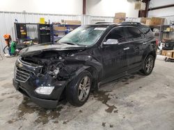 Salvage cars for sale at Earlington, KY auction: 2016 Chevrolet Equinox LTZ