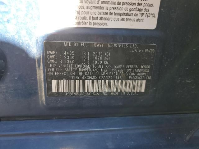 2010 Subaru Legacy 2.5I Premium