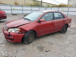 Toyota Vehiculos salvage en venta: 2003 Toyota Corolla CE