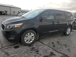 KIA salvage cars for sale: 2018 KIA Sedona LX