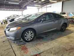 Salvage cars for sale at American Canyon, CA auction: 2012 Honda Civic EXL