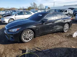 2020 Infiniti Q50 Pure en venta en Chicago Heights, IL