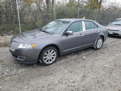 Salvage cars for sale at Cicero, IN auction: 2012 Lincoln MKZ