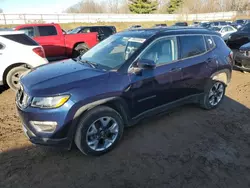 Jeep salvage cars for sale: 2018 Jeep Compass Limited