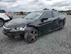 Salvage cars for sale from Copart Midway, FL: 2016 Honda Accord Sport