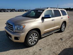 Salvage cars for sale at Arcadia, FL auction: 2011 Toyota Sequoia Limited