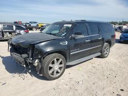 Salvage cars for sale at Houston, TX auction: 2013 Cadillac Escalade ESV Luxury