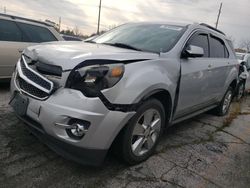 Salvage cars for sale at Dyer, IN auction: 2012 Chevrolet Equinox LT