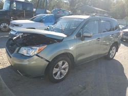 Salvage cars for sale at Savannah, GA auction: 2015 Subaru Forester 2.5I Limited