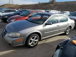 Salvage cars for sale at Littleton, CO auction: 2002 Nissan Maxima GLE