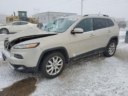 Salvage cars for sale at Bismarck, ND auction: 2014 Jeep Cherokee Limited