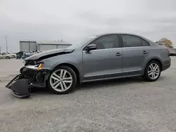 Salvage cars for sale at Tulsa, OK auction: 2017 Volkswagen Jetta SEL