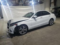 Salvage cars for sale at North Billerica, MA auction: 2019 Mercedes-Benz C 300 4matic