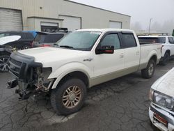 Salvage cars for sale at Woodburn, OR auction: 2009 Ford F150 Supercrew