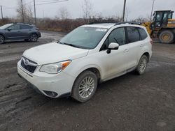 Salvage cars for sale at Montreal Est, QC auction: 2016 Subaru Forester 2.5I Touring