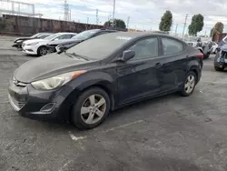 Salvage cars for sale at Wilmington, CA auction: 2013 Hyundai Elantra GLS