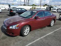 Salvage cars for sale from Copart Van Nuys, CA: 2013 Nissan Maxima S