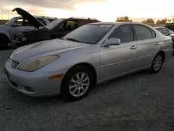 Salvage cars for sale at Mentone, CA auction: 2003 Lexus ES 300