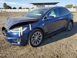 Salvage cars for sale at San Diego, CA auction: 2016 Tesla Model X