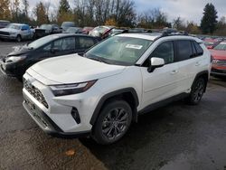 Toyota salvage cars for sale: 2022 Toyota Rav4 XLE Premium