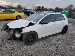 Salvage cars for sale at Columbus, OH auction: 2017 Volkswagen GTI Sport