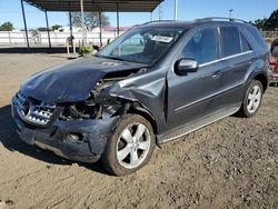 Mercedes-Benz m-Class salvage cars for sale: 2010 Mercedes-Benz ML 350