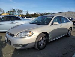 Chevrolet Impala lt Vehiculos salvage en venta: 2010 Chevrolet Impala LT