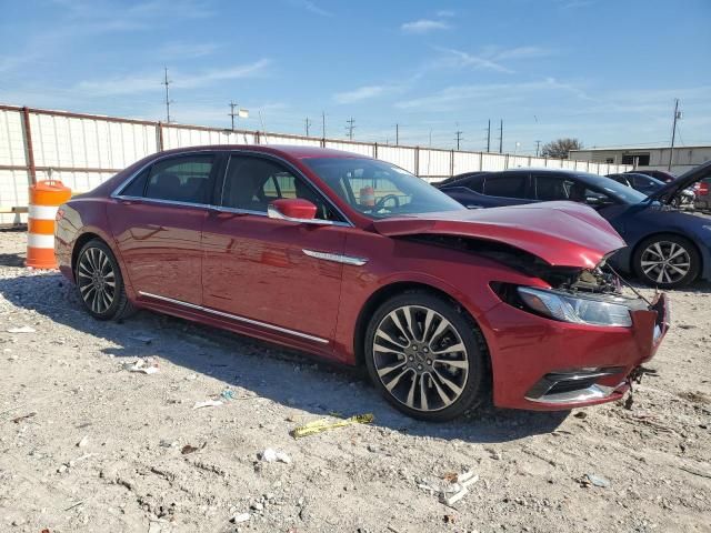 2018 Lincoln Continental Select