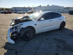 Salvage cars for sale at Vallejo, CA auction: 2022 Tesla Model 3