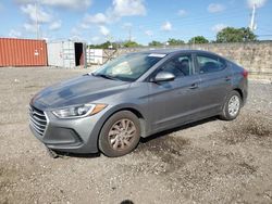 Salvage cars for sale at Homestead, FL auction: 2018 Hyundai Elantra SE