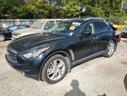 Salvage cars for sale at Greenwell Springs, LA auction: 2013 Infiniti FX37