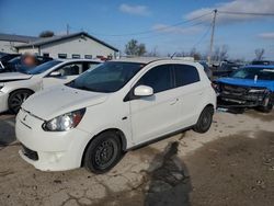 Salvage cars for sale from Copart Dyer, IN: 2015 Mitsubishi Mirage DE