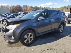 Salvage cars for sale at Exeter, RI auction: 2015 Toyota Rav4 XLE