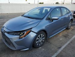 Salvage cars for sale from Copart Van Nuys, CA: 2021 Toyota Corolla LE