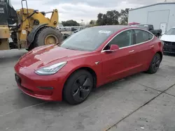 Salvage cars for sale at Sacramento, CA auction: 2018 Tesla Model 3