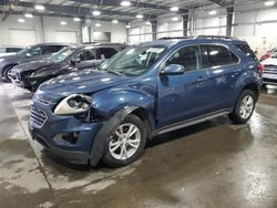 2016 Chevrolet Equinox LT en venta en Ham Lake, MN