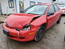 Plymouth salvage cars for sale: 2000 Plymouth Neon Base