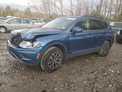 Salvage cars for sale at Candia, NH auction: 2020 Volkswagen Tiguan SE